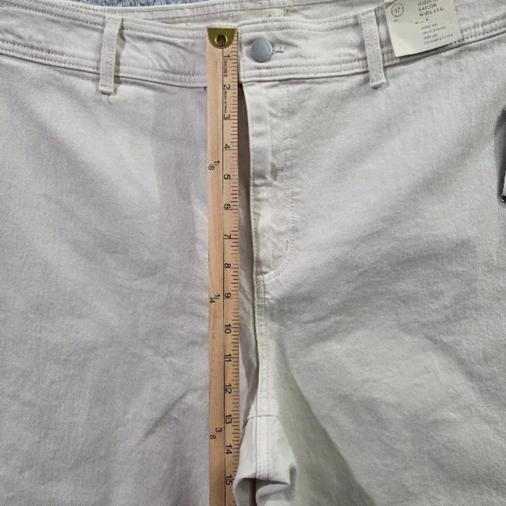 Universal Thread Sailor Wide Leg Pants Women's Size 17 Khaki Beige‎ High Rise